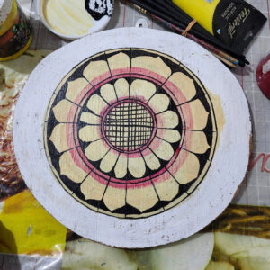 Lotus Flower Traditional Painting